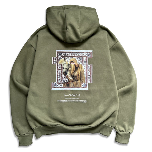 The Bedouin Collection V.03 - Olive Green Hoodie