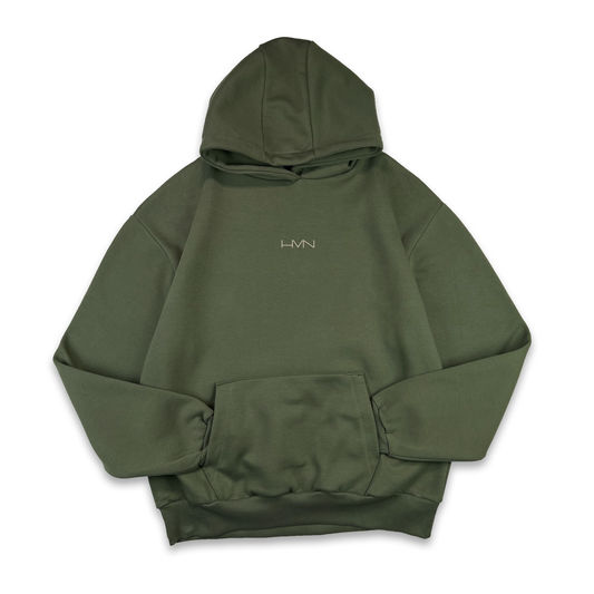 Haven Blank Hoodie Green