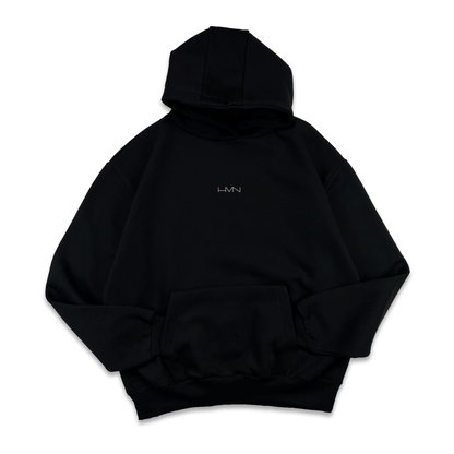 Haven Blank Hoodie Deep Black